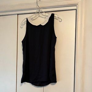 NWOT! Loft Peter Pan Collar Tank Blouse - Navy and White - Medium